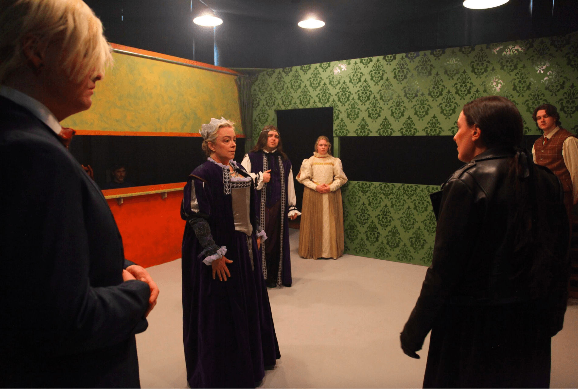 Hamlet — actors on stage