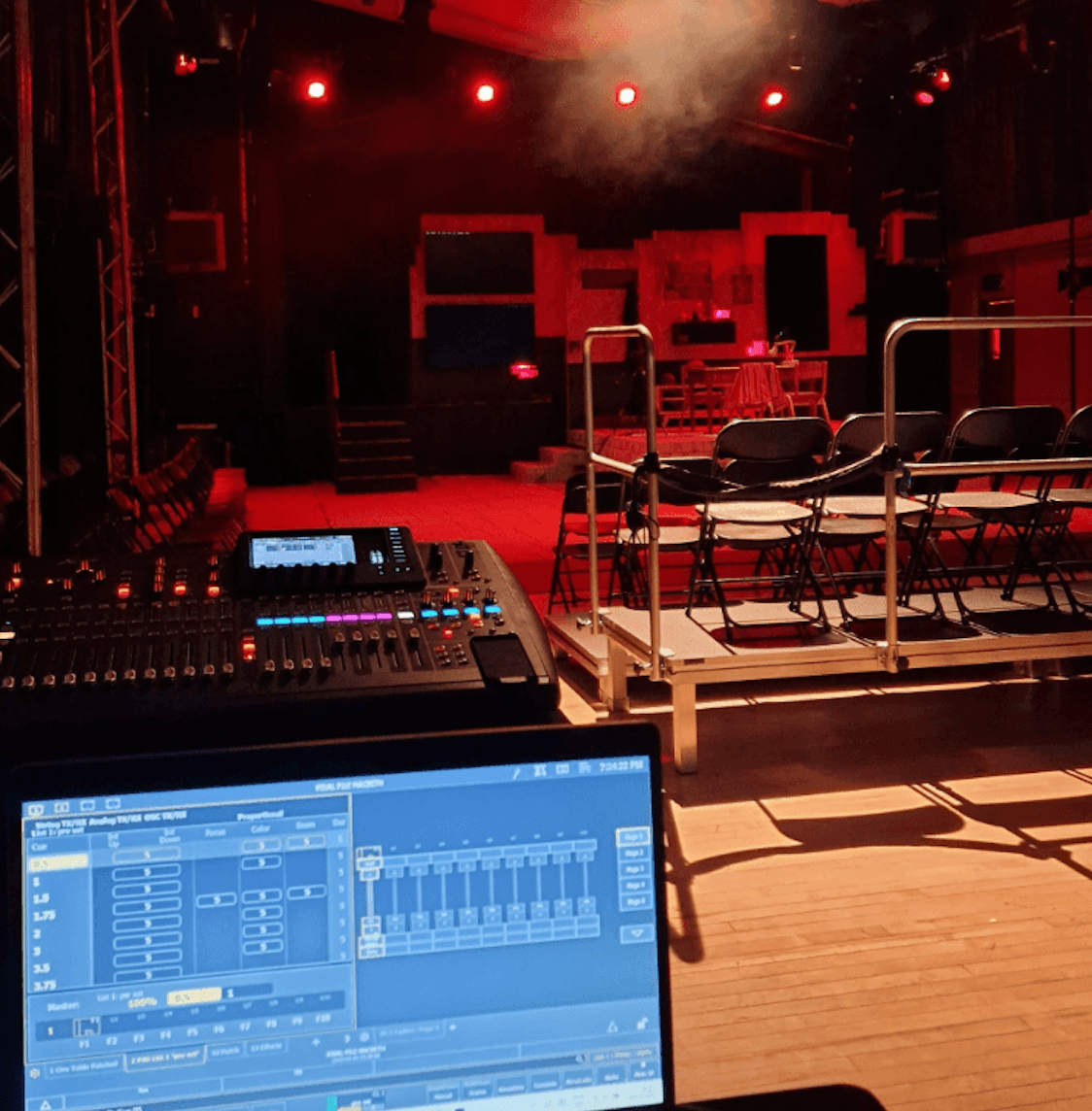 Macbeth  — operating lights