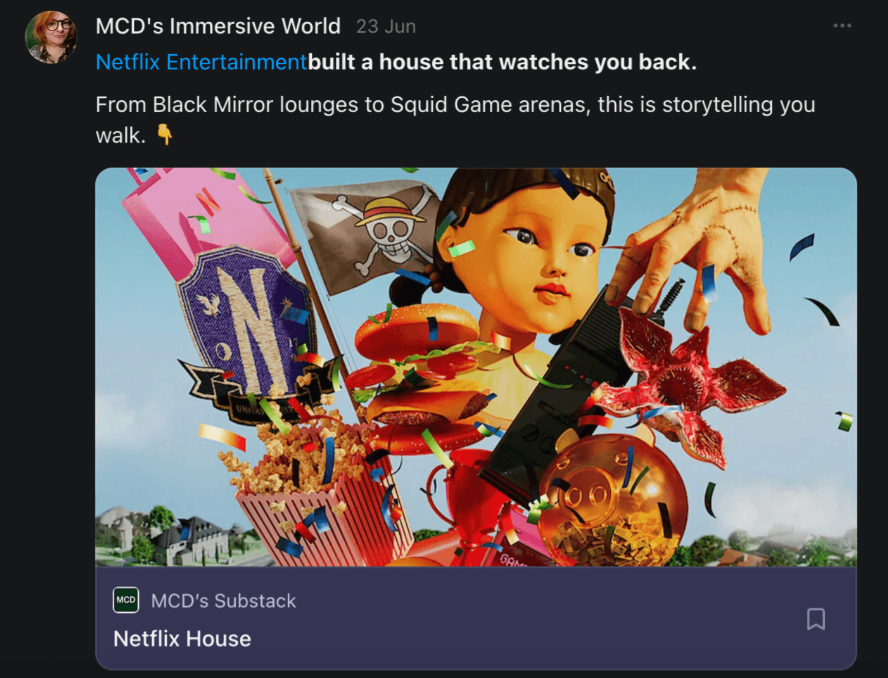 Substack   — Netflix