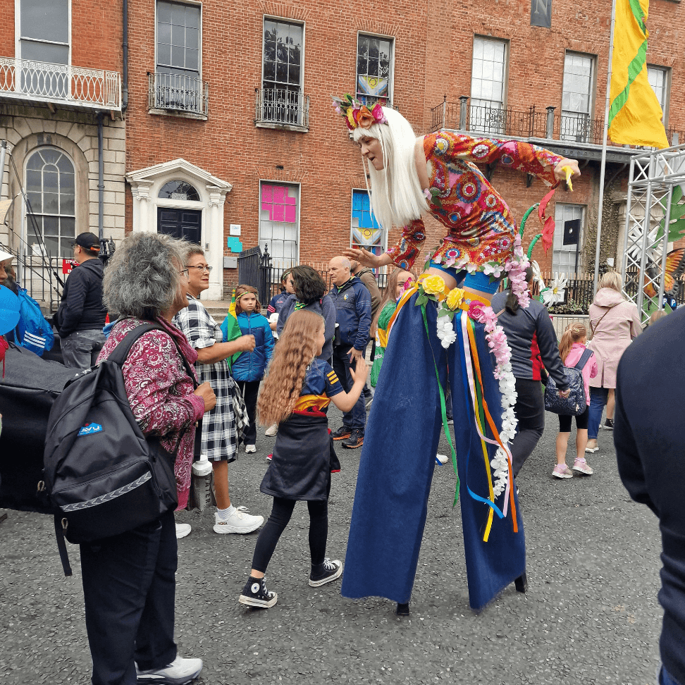 Art and the Outdoors   — stiltwalker
